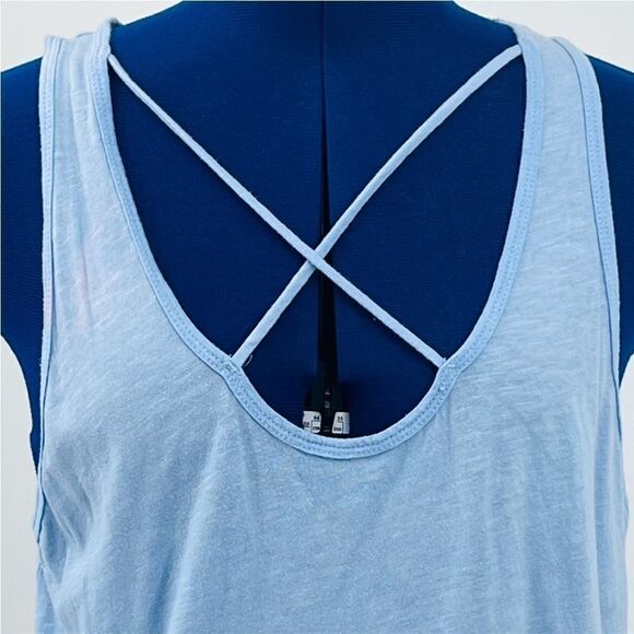 LNA Cross Strap Tank Dress in Blue Women’s Size S - Picture 7 of 12